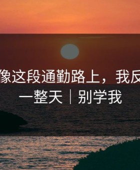 蘑菇影像这段通勤路上，我反复看了一整天｜别学我