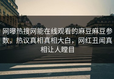 网曝热搜网能在线观看的麻豆麻豆参数，热议真相真相大白，网红丑闻真相让人瞠目